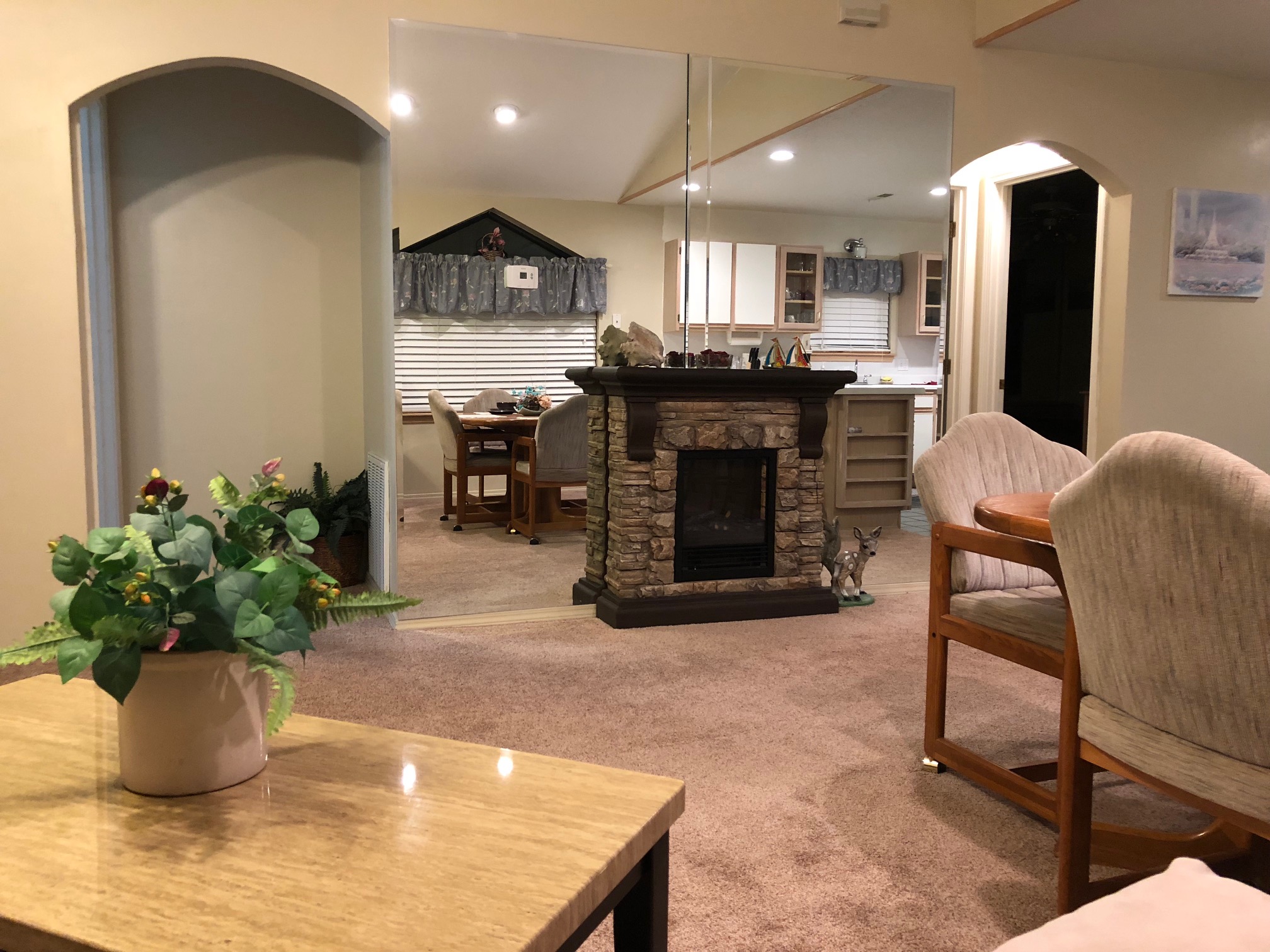 fireplace